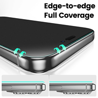 Protection d'écran en céramique souple 3D Nano 6H 9H anti-choc, anti-rayures, anti-espion pour iPhone 17 16 15 14 13 Pro Max