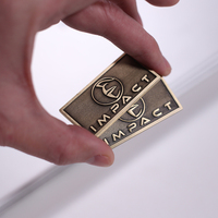 Etiqueta de logotipo personalizado de fundición de Metal para muebles, placa de logotipo de latón antiguo de alta gama, placa de etiqueta de metal para muebles