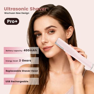 OEM 無痛電動眉毛トリマー 顔用防水ビキニトリマー 充電式電気シェーバー脱毛器 家庭用 - Product Image 3