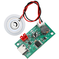Module d'atomisation pour humidificateur USB rechargeable, carte de commande à pulvérisation unique avec batterie au lithium