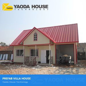 viento <span class=keywords><strong>fiables</strong></span> ligero Villas pequeñas casa 120M2 insonorizadas prefabricadas de acero Material Villa - Product Image 3