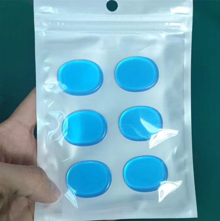 6 pièces-bleu