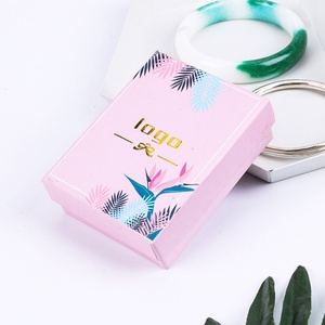 Wholesale Luxury Custom Cardboard Paper Jewelry <b>Box</b> with Personalized Logo for Earrings Ring Necklace Gift <b>Packing</b> - Product Image 3