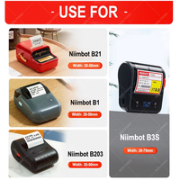 Étiquettes de câbles Niimbot B3S B21 B1 02F, imprimante thermique d'étiquettes, autocollant d'étiquette