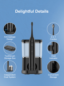 <span class=keywords><strong>Irrigador</strong></span> Bucal Eléctrico Doméstico de 500 ml con Cabezales de <span class=keywords><strong>Cepillo</strong></span> y 5 Modos para Limpieza Dental, Resistente al Agua IPX7 - Product Image 5