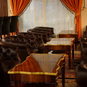 Tùy chỉnh sang trọng nhà hàng đồ nội thất gỗ sofa ghế gian hàng chỗ ngồi thương mại Thiết kế hiện đại tùy chỉnh kích cỡ - Product Image 6