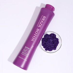 Traitement à la kératine pour cheveux Salon Brazil, formule lissante et de redressement intense, thérapie de réparation profonde pour les cheveux crépus - Product Image 2