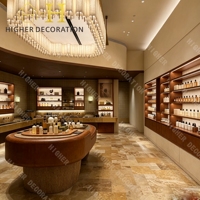 Présentoir de Comptoir Réglable pour Distributeur de Parfums Personnalisés, Vitrine d'Échantillonnage, Grande Capacité de Rangement pour Magasin de Détail
