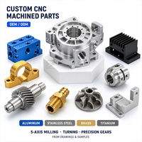 Pièces usinées sur commande par tournage et fraisage CNC de précision, fabrication sur mesure en aluminium, acier inoxydable, laiton, services CNC