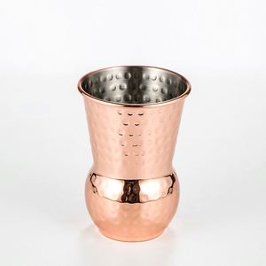 Tazas de Cerveza Moscow Mule de Acero Inoxidable 304, Martilladas, Ecológicas, para Fiestas, Sin Asa, Opción de Logotipo Personalizado, Capacidad de 60-550 ml - Product Image 4