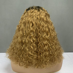 Peluca de cabello humano SDD Luxury Curly de 14 pulgadas con cierre de encaje 4x4, cabello con cutículas alineadas, para mujeres negras. - Product Image 2