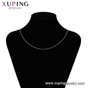 Trang Sức Xuping 36100 Đồ Trang Sức Mạ Vàng Nóng Thiết Kế Đơn Giản Chuỗi Khóa Vòng Cổ Trang Sức - Product Image 5