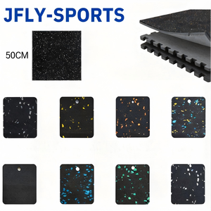Loseta de Caucho para Gimnasio Comercial, Resistente, Absorbente de Impactos, Antideslizante, Cancela el Ruido, Duradera, Resistente al Desgaste, Tapete de Gimnasio de EPDM - Product Image 1
