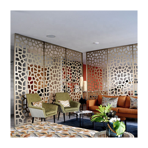 Écran de séparation de pièce avec panneaux gravés Cnc en aluminium, 10 pièces, Art 600 - Product Image 4