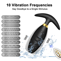 Vibrateur pour femmes à 10 vitesses avec culotte vibrante, jouets sexuels en silicone et plug anal, télécommande par application, stimulation du clitoris pour adultes