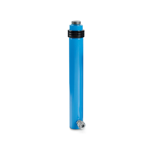 Cilindro hidráulico de carrera larga de acción simple OMCN 361/EM, retorno por resorte, 450 mm de alto, 20 toneladas - Product Image 1