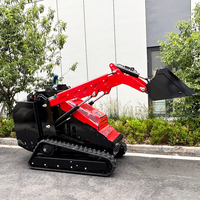 Minicaricatore cingolato Euro 5 CE EPA con motore Kubota per giardinaggio