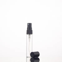 Flacon pulvérisateur miniature rechargeable pour échantillons de parfum, 2 ml, 3 ml, 5 ml, 10 ml, flacon en verre fin pour voyage