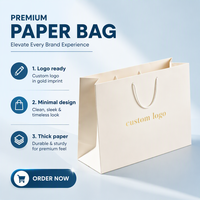 Sacs cadeaux de luxe écologiques personnalisables pour bijoux, vêtements et shopping