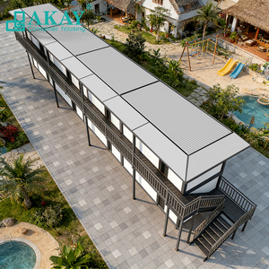 Maison conteneur préfabriquée modulaire mobile de 20 pieds et 40 pieds avec structure en acier, panneaux sandwich, pour dortoir de chantier <span class=keywords><strong>scolaire</strong></span> - Product Image 5
