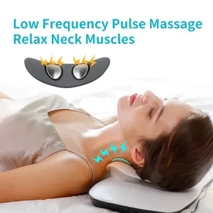 ALPHAY Massageador elétrico cervical com tração cervical e aquecimento inteligente e tração de ar