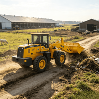 LW50 Radlader 162KW 15 Tonnen 17 Tonnen Frontlader mit Hoher Ausbrechkraft für Steinbruch-Bergbau und Gesteinslager-Verladearbeiten
