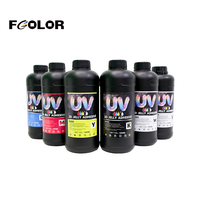 Film Cetak UV DTF FCOLOR, Film Epoxy UV 3D untuk Pakaian, Stiker Label Lem Jelly Digital 3D, Tinta UV