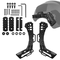 Nouveau design de casques tactiques, kit de montage sur rail en nylon, rails latéraux multifonctionnels pour casques Wendy Team EX 3.0