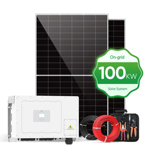 Panel Solar Kit Energy System 80kw Complete Solar Power Plant 100kw Commercial Solar System