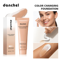 Fond de teint adaptatif à la couleur, maquillage liquide couvrant, formule légère, respirante et imperméable pour un fini impeccable
