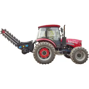 2024 New Tractor Chainsaw Ditcher Trencher Machine High Productivity for Farm and Retail Use with Reliable Gearbox