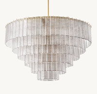 Luminaire de cuisine d'hôtel de luxe moderne personnalisé fabriqué à la main, lustre en verre rectangulaire à pendentifs style restauration, base d'ampoule facile E26