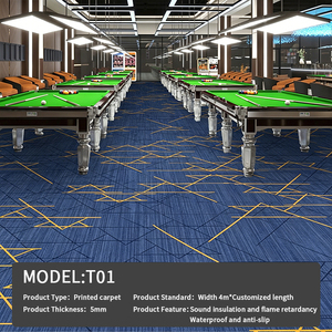 <span class=keywords><strong>Tapis</strong></span> de <span class=keywords><strong>billard</strong></span> commercial S.Q.F sur mesure, moderne, <span class=keywords><strong>bleu</strong></span>, motif veineux doré, en nylon/laine, portable, robuste, antidérapant et insonorisant - Product Image 5