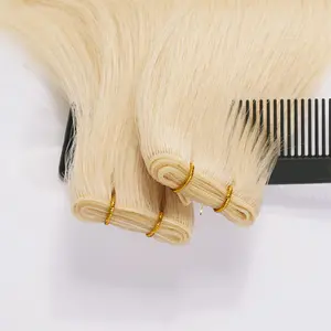 नई प्रतिभाशाली Wefts काटा जा सकता है नियंत्रण रेखा एक्सटेंशन मानव बाल कपड़ा मानव बाल एक्सटेंशन