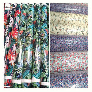 Tissu d'impression de décharge de rayonne 100% tissu de rayonne pour l'usine chinoise de tissu d'impression de vêtements - Product Image 1