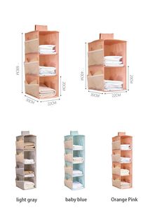 Hanging Closet Organizers and <b>Storage</b> 5-Shelf Closet Hanging <b>Storage</b> Shelves Clothes Organizer - Product Image 6