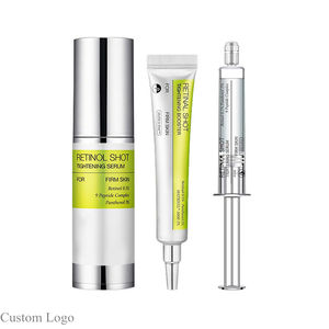Sérum rétinol coréen et crème pour les yeux Collagène Acide hyaluronique Rétinol Ensemble de soins de la peau Hydratant raffermissant Crème et sérum pour le visage - Product Image 1