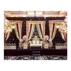 Decoración Glamorosa para Escenario de Recepción Nocturna, Pilares de FRP para Bodas Asiáticas, Pilares Deslumbrantes para Escenario de Boda en Francia, Pilares Deliciosos para Escenario de Boda en EE. UU. - Product Image 1