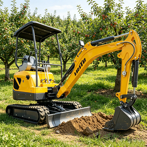 Envío Gratis: Mini Excavadora de 1.8 Toneladas con Certificación CE EPA 5, Pequeña Excavadora de Orugas con Toldo para Operador, para Distribuidores Europeos, Venta al Por Mayor - Product Image 1