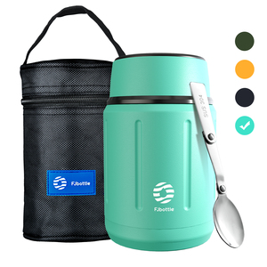 Boîte à lunch isotherme FJbottle, thermos <span class=keywords><strong>alimentaire</strong></span> pour le bureau et l'extérieur, 750 ml, conteneurs portables en acier inoxydable pour aliments et soupes, flacons isothermes - Product Image 1