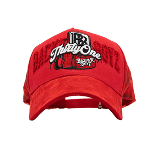 100% Nouveau Original Gorras 31 Hats Cristal Mago Suede 3D Embroidery Logo Curved Brim Gorra Thirty One Ny Flames Negra Baseball Cap - Product Image 5