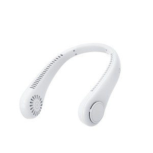 Ventilador de Cuello Mini Sin Aspas Recargable por USB, Portátil, Enfriador, para Colgar en el Cuello, para Coche, Exteriores, Hotel, de Plástico - Product Image 1