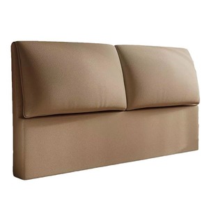 Upholstered Leather <b>Headboard</b> Solid Wood 2026 New Style Elephant Ear <b>Floor</b> <b>Standing</b> For Bed - Product Image 5