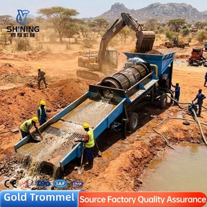 Trommel d'extraction aurifère anti-haute température 30-50t/h, équipement de recyclage économe en eau, fonctionnement stable pour l'environnement minier africain - Product Image 1