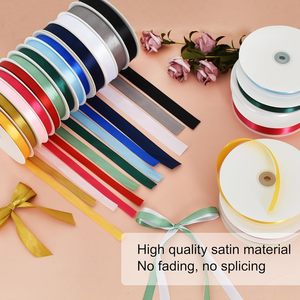 Wholesale Recyclable 38mm Single/Double Faced Satin <b>Ribbon</b> Gift Printed <b>Ribbon</b> Roll 100% Polyester Custom White <b>Ribbon</b> With Logo - Product Image 3