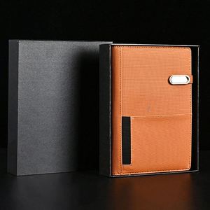 Carnet A5 personnalisé avec logo, Powerbank sans fil 8000 mAh, USB, Cadeau Saint-Valentin, Assurance automobile, Brodé - Product Image 1