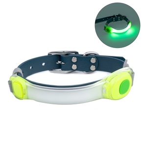 <span class=keywords><strong>Collar</strong></span> LED de seguridad nocturna para mascotas, colorido, con batería ajustable de PVC, impermeable, para exteriores, luz intermitente, para perro - Product Image 1
