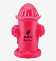 Balles anti-stress personnalisées en forme d'hydrant, cadeaux promotionnels avec impression de logo pour le soulagement du stress, cadeaux d'entreprise
