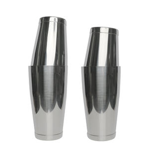 Ensemble de shakers Boston lestés en acier inoxydable 18/8 avec logo personnalisé <span class=keywords><strong>Shaker</strong></span> à cocktail Jigger Outils de bar Barmans 24 pièces Marque <span class=keywords><strong>Koriko</strong></span> - Product Image 2