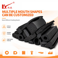 Bande d'étanchéité en mousse EPDM pour CVC, isolation phonique compressible, résistante aux intempéries, sur mesure pour conduits d'air, portes et fenêtres